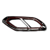 Mercedes Benz GLC X254 2 x Rear Bumper Exhaust Pipe Trim (2023-2023)