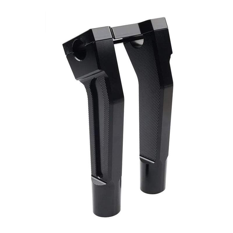 Harley 8.46" Black Pullback Handlebar Risers Clamp