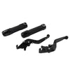 Kawasaki Z650 Z900 Black Extendable Brake Clutch Levers Grip Set (2017-2023)