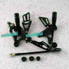 Yamaha YZF R1 2009-2013 - Black 2 x Pegs CNC Rear Sets Footrests
