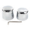 Harley Softail Deuce FXSTD Springer Chrome Rear Axle Nut Covers