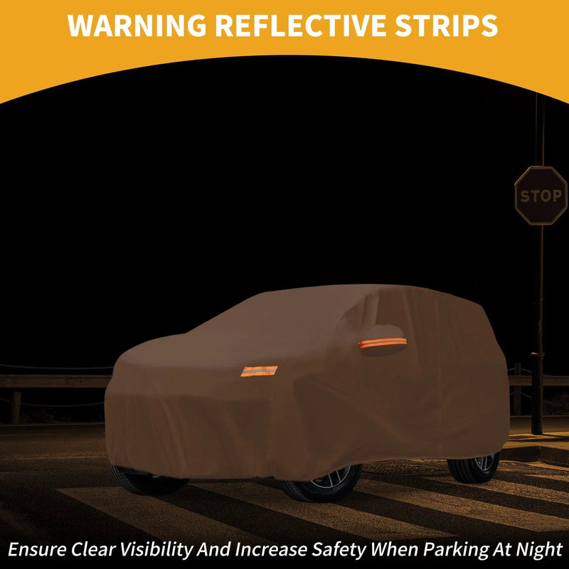Lexus UX - Orange Cotton with Zipper Waterproof All Weather Car Cover