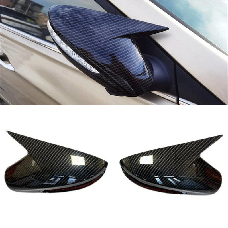 Hyundai Sonata 2 x Carbon Fiber OX Horn View Mirror Trim (2011–2014)