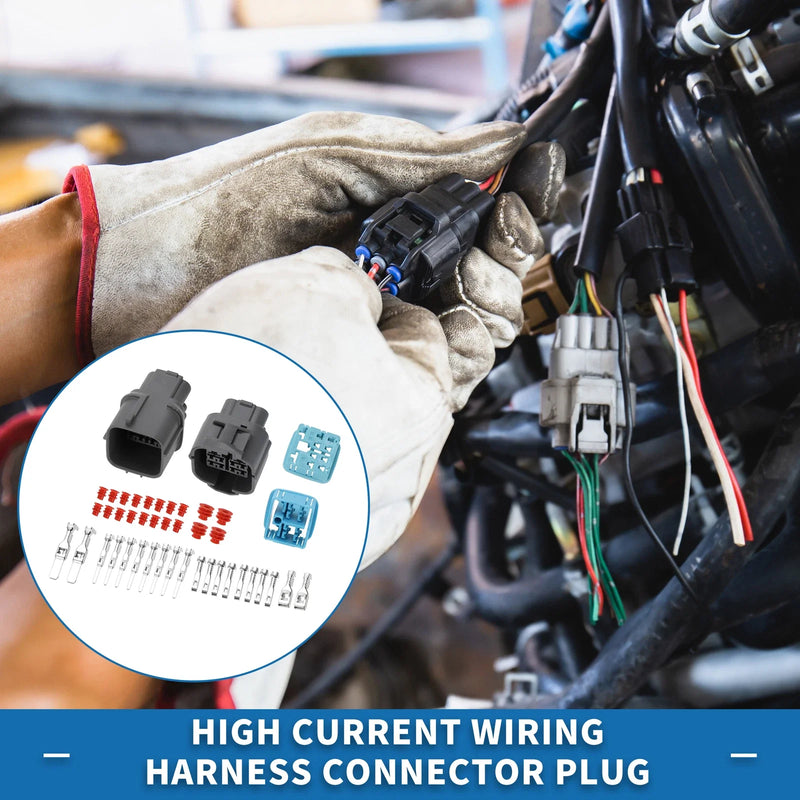 Honda Acura 1 Set 10 Pin High Current Wiring Harness Connector Plug