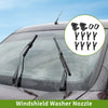 Jeep 1x Windshield Washer Nozzle with Hose Connector