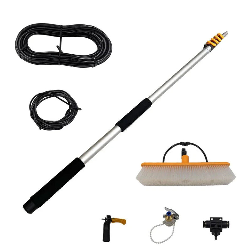 Car Cleaning 6M Telescopic Window Cleaning Pole with Brush