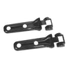 Jeep Wrangler JL (2018-2022) Black Spare Tire Tailgate Hinge Covers