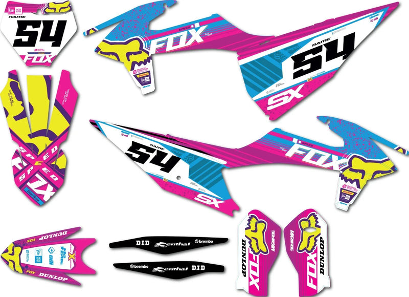 KTM 250 SX Custom Graphics Kit PEAK Stickers (2019-2022)