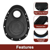 Chevy SBC Polished Aluminum Timing Chain Cover Kit With Gaskets And Bolts