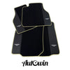 Bentley Flying Spur (2005-2013) Beige Trim AutoWin Black Floor Mats