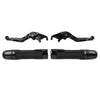 Suzuki GSR750 Black Extendable Brake Clutch Levers Grips Set (2011-2016)