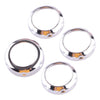 Toyota Tacoma Chrome ABS Central Control Knob Ring Trim (2016-2020)