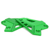 Kawasaki Z900 CNC Aluminum Heel Guard Set Green (2017-2020)