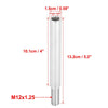 Subaru M12X1.25 Silver Tone 4" Gear Shift Knob Extender