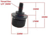 Harley Sportster 6mm Black Rear Seat Bolt Screw (1996-Current)