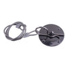 Universal Aluminum Black Hardware Hood Pin Plate Lock Kit