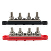 RV Yacht 4 x Busbar Terminal Power Distribution Block with Cover