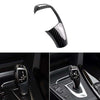 BMW 1 3 4 5 7 Series X3 X4 X5 Carbon Fiber Gear Shift Knob Panel Cover Caps
