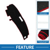 Ford Ranger 1989-1994 Sun Protector Pad Black Red Dashboard Cover Mat