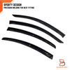 Mazda 3 BK Sedan Tinted Black Weather Shield Visor Rain Guard (2003-2009)