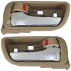 Toyota Camry Beige & Chrome Interior Door Handle (2002-2006)