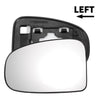 Toyota IQ Car Left Side White Mirror Glass w/ Back Non-heated (2009–2016)