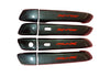 Isuzu MU-X 2021-2024 Door Catch Handle Cover (2 x Carbon Black)