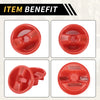 Jeep Wrangler JK (2007-2017) Red Roof Top Mounting Knob Screw Cover
