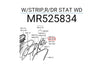 Lancer Evolution 7 8 9 Quarter Glass Rubber Seal (2001-2007)
