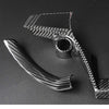 Alfa Romeo Stelvio 2017-19 Gloss 100% Carbon Fiber Steering Wheel Cover Kit