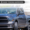 Dodge Ram 1500 with LED Turn Signal Light Silver Tone Tow Mirrors (2009-2018)