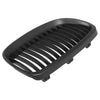 BMW E92 2006-2010 2 Door Matte Black Front Kidney Grille Dual Slat