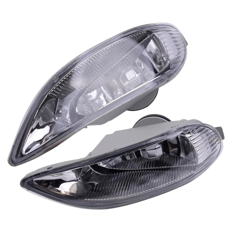 Toyota Corolla, Camry, Solara Clear Lens Pair Bumper Fog Lights (2003-2008)