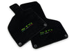 Lamborghini Huracan STO 2014-2022 Black Green Stitching Floor Mats