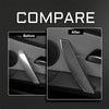 BMW Z4 Carbon Fiber Interior Door Handle Cover Stickers (2003-2008)