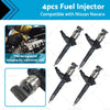 Nissan Navara D22 2.5L 4pcs Diesel Fuel Injectors (2001-2015)