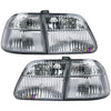 Honda Civic EJ EK EK3 EK4 4DR Clear White Rear Tail Light (1999-2000)