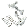 Harley Touring Chrome/Blk Passenger Adjustable Footboard Mount (1993-2025)