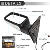 Dodge Ram 1500 with Turn Signal Lights Silver Tone 1 Pair Tow Mirrors
