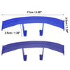 Car 3 x Universal Mini Spoiler Wing Tail Decoration Blue ABS