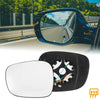 BMW X3 Rear View Mirror Glass Left Heated with Backing Plate