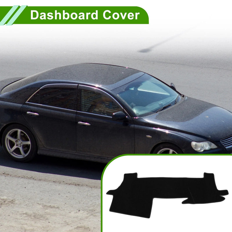 Toyota Mark X Dashboard Cover 1 Pc Black Polyester Non-Slip (2009–2019)