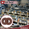 Oil Seal 20x50x8mm Rotary Shaft Seal FKM Brown 2 Pcs