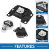 Ford Explorer 2.0L 2.3L Engine Motor Trans Mount Set (2012-2019)