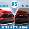 Toyota RAV4 (2019-2022) Amber Black LED Front Grille Lights Set