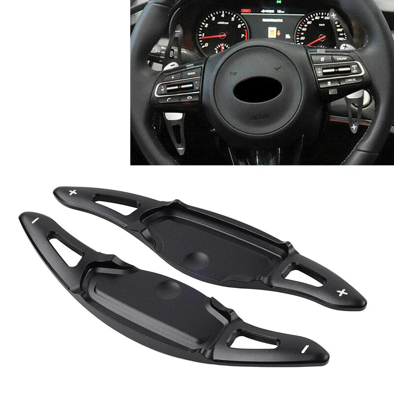 Kia Stinger Aluminum Steering Wheel Paddle Shifter Extensions (18-23)