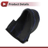 Infiniti EX35 (2008-2012) Faux Leather Black Blue Gear Shift Knob Cover