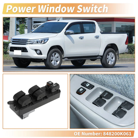 Toyota Hilux Front Right Driver Side Power Window Switch (2004–2009)