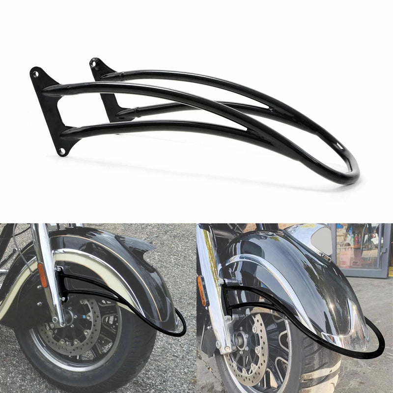 Indian Chieftain Chief Vintage Black Front Fender Bumper (2014-2017)
