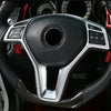 Mercedes Benz A B C E CLA Class Steering Wheel Trim Cover (2013-2023)